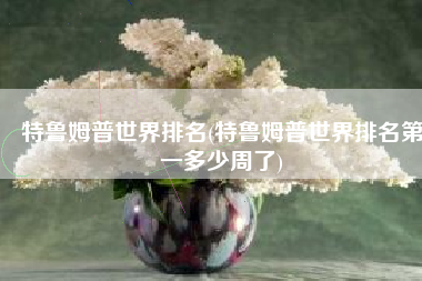 特鲁姆普世界排名(特鲁姆普世界排名第一多少周了) 特鲁姆普世界排名(特鲁姆普世界排名第一多少周了)