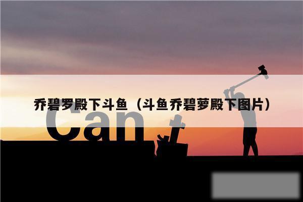 乔碧罗殿下斗鱼（斗鱼乔碧萝殿下图片）