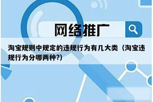 淘宝规则中规定的违规行为有几大类(淘宝违规行为分哪两种?)