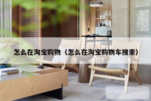 怎么在淘宝购物(怎么在淘宝购物车搜索)