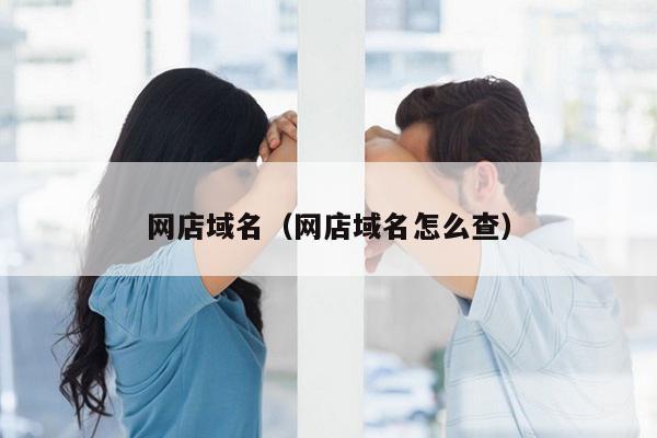 网店域名(网店域名怎么查)