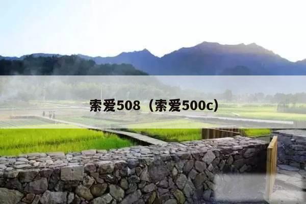 索爱508(索爱500c)