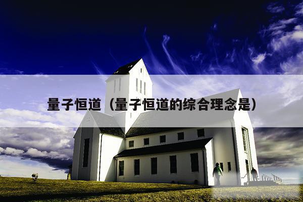 量子恒道（量子恒道的综合理念是）