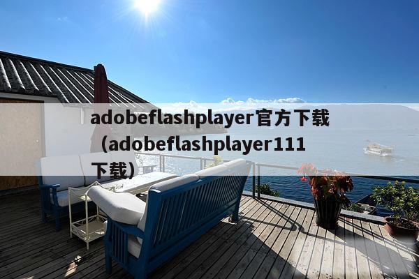adobeflashplayer官方下载（adobeflashplayer111下载）