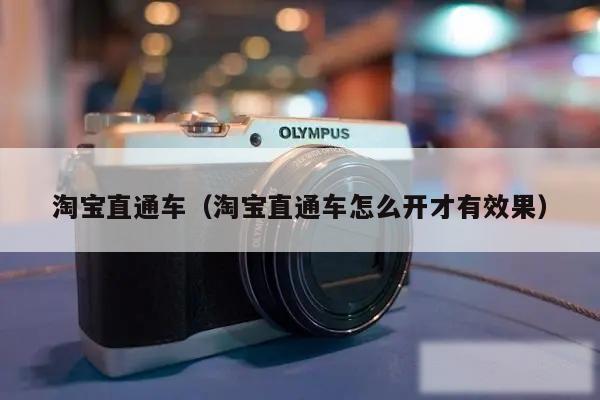 淘宝直通车（淘宝直通车怎么开才有效果）