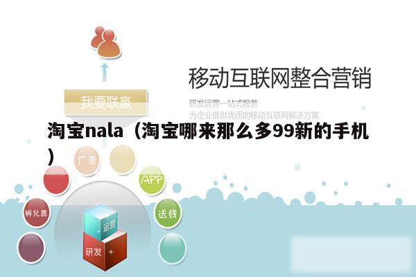 淘宝nala（淘宝哪来那么多99新的手机）