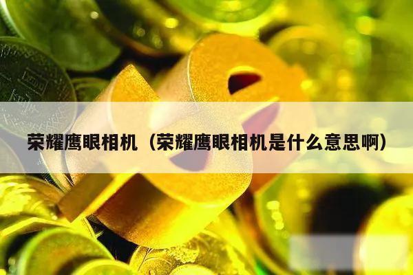 荣耀鹰眼相机（荣耀鹰眼相机是什么意思啊）