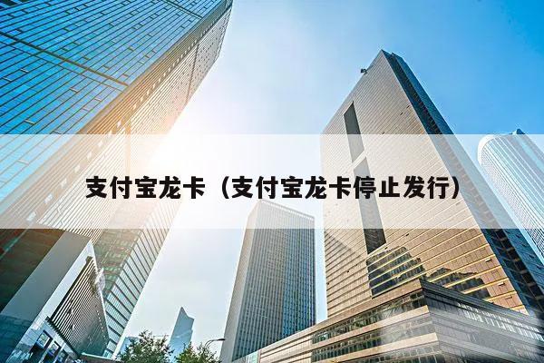 支付宝龙卡（支付宝龙卡停止发行）