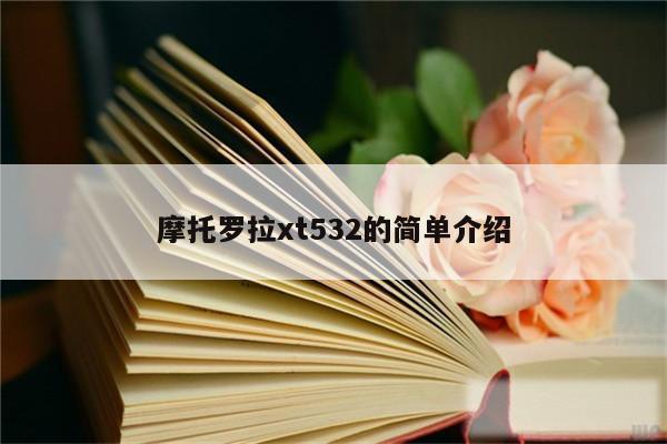 摩托罗拉xt532的简单介绍