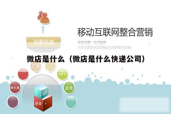 微店是什么（微店是什么快递公司）