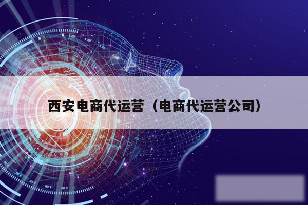 西安电商代运营（电商代运营公司）