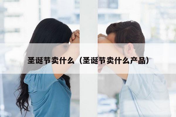 圣诞节卖什么（圣诞节卖什么产品）