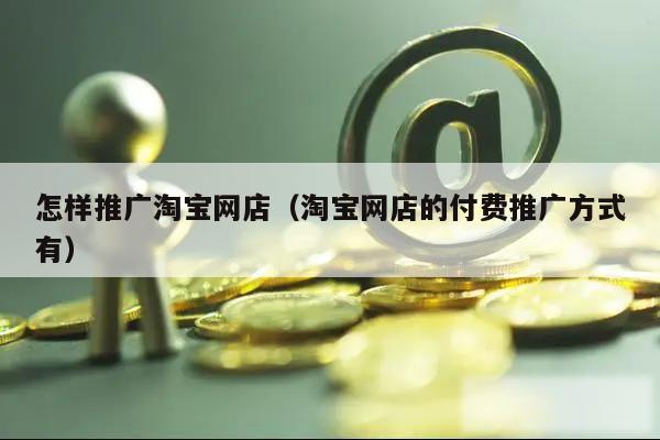 怎样推广淘宝网店（淘宝网店的付费推广方式有）