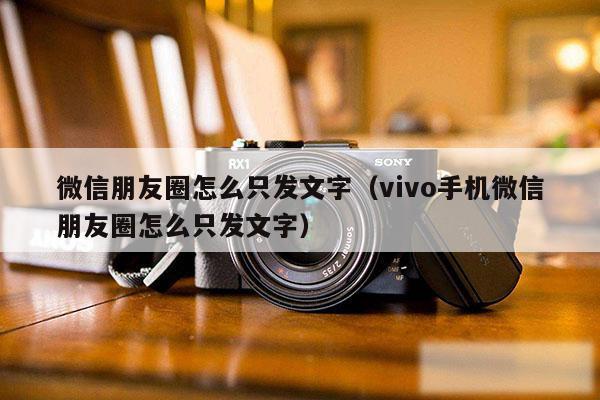 微信朋友圈怎么只发文字（vivo手机微信朋友圈怎么只发文字）